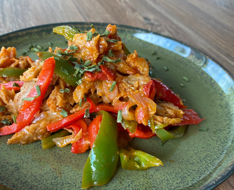 Seitan fumé aux légumes – VEGALIANO