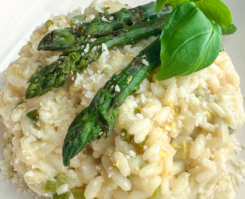 Risotto with Asparagus – VEGALIANO